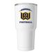WA Football Tumbler, a White Insulated Tumbler