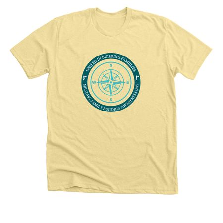 United in Building Families Bravo, a Heather French Vanilla Premium Unisex Tee