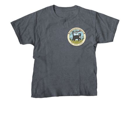 SPAY YOUR STRAYS, a Dark Heather Youth Unisex Tee