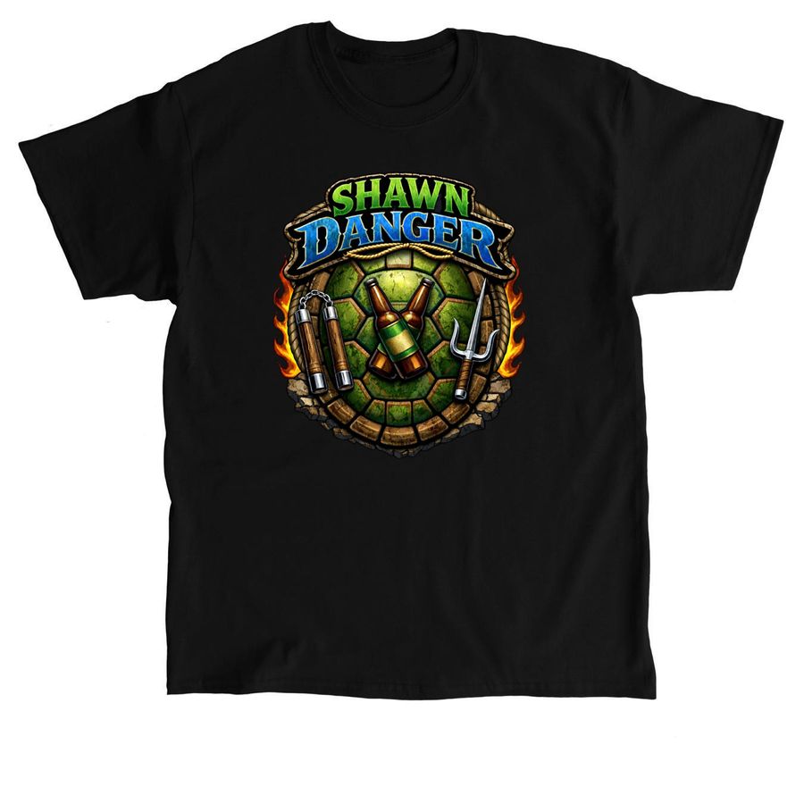 Shawn Danger T-Shirt, a Black Classic Unisex Tee