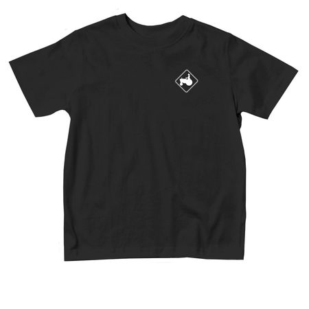 Toddler w/ white logo, a Black Toddler Tee