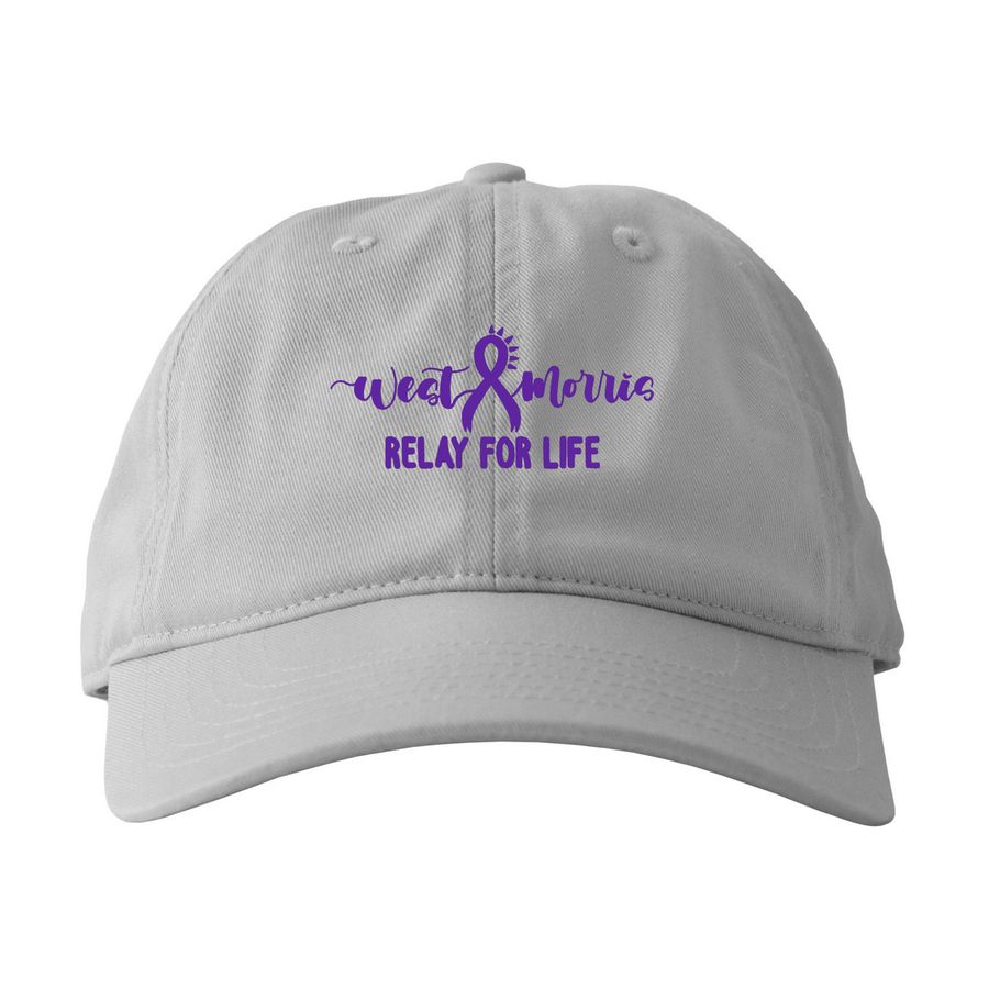 "West Morris Relay for Life" Classic Ball Cap, a Dolphin Printed Eco Baseball Cap