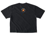 Flooded BOOKS Tee, a Black Comfort Colors Boxy Tee (back-view)