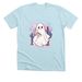 Summerween Cactus Cutie, a Heather Ice Blue Premium Unisex Tee