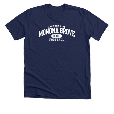 MG XXL CURVE, a Solid Navy Blend Premium Unisex Tee