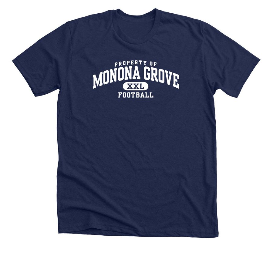 MG XXL CURVE, a Solid Navy Blend Premium Unisex Tee