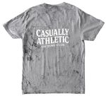 Casually Athletic Lifting Club, a Smoke Comfort Colors Colorblast Tee (back-view)