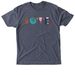 VOTE!, a Vintage Navy Triblend Unisex Tee
