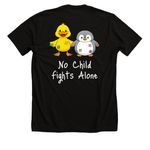 Team Eleanor - Adult and Child, a Solid Black Blend Premium Unisex Tee (back-view)