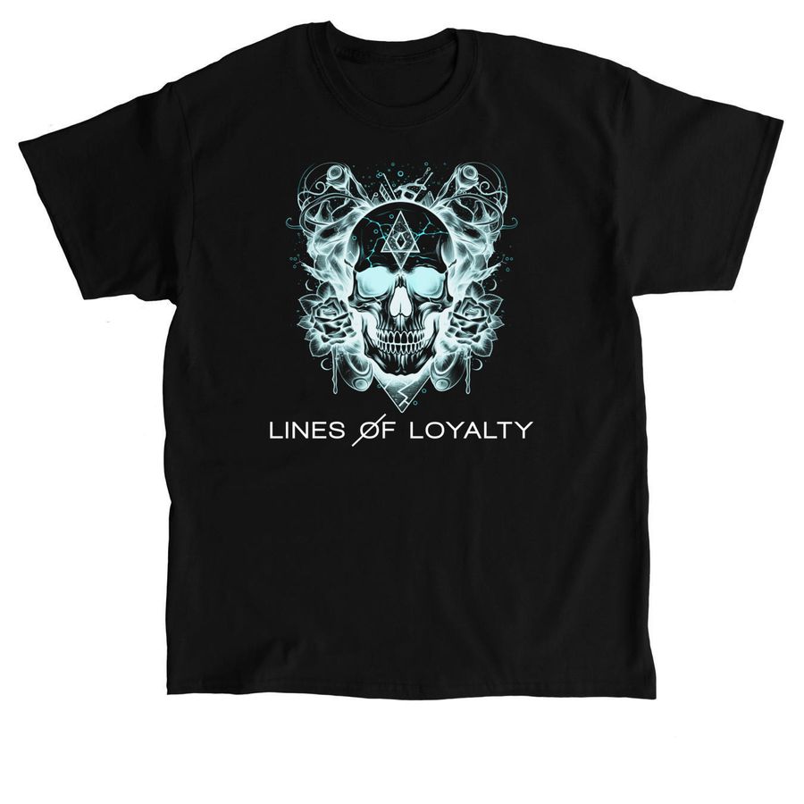 Blue Skull&nbsp;, a Black Classic Unisex Tee