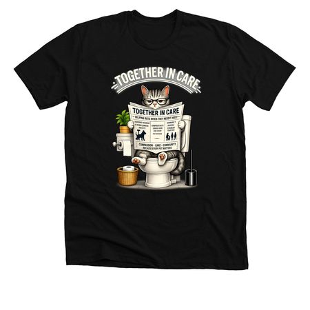 Shirts that save, a Solid Black Blend Premium Unisex Tee