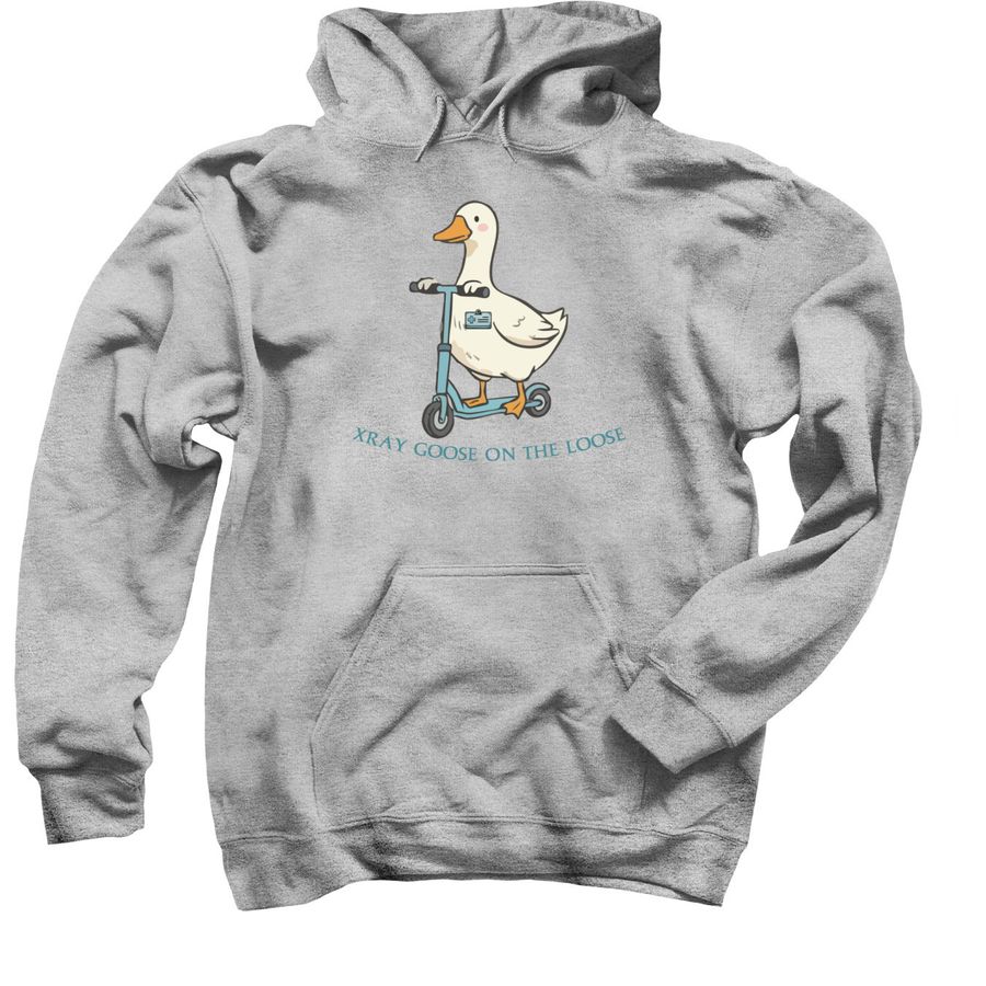 Radiology Xray Goose, a Sport Grey Pullover Hoodie