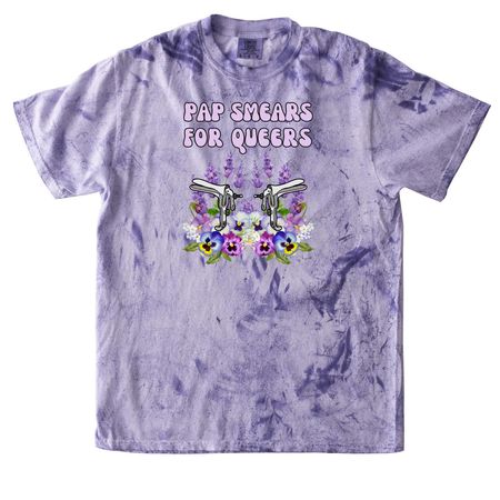 Pap Smears For Queers, a Amethyst Comfort Colors Colorblast Tee