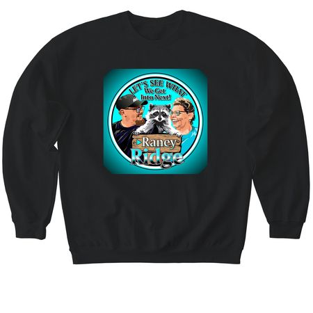 Raney Ridge, a Black Softstyle Crewneck Sweatshirt