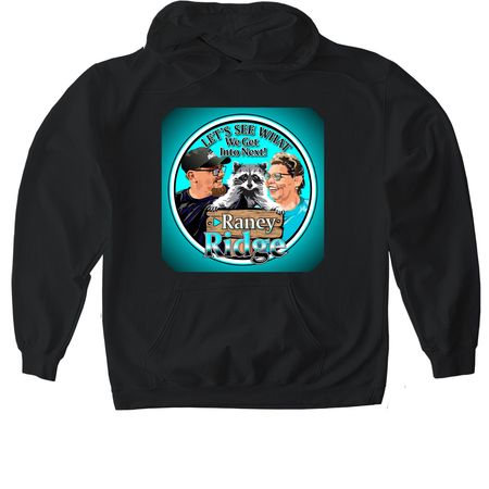 Raney Ridge, a Black Gildan Softstyle Pullover Hoodie