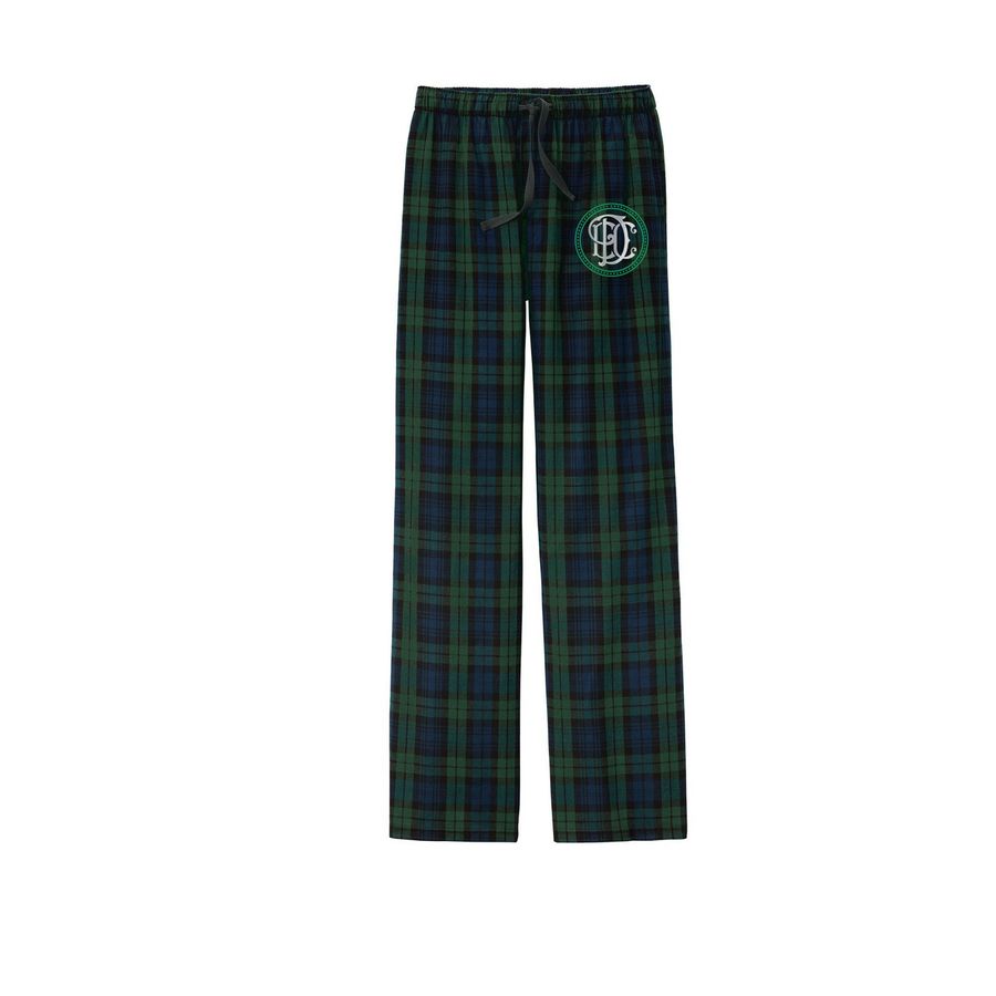Logo Pajama Pants&nbsp;, a Forest Green/ Team Navy Flannel Pajama Pant