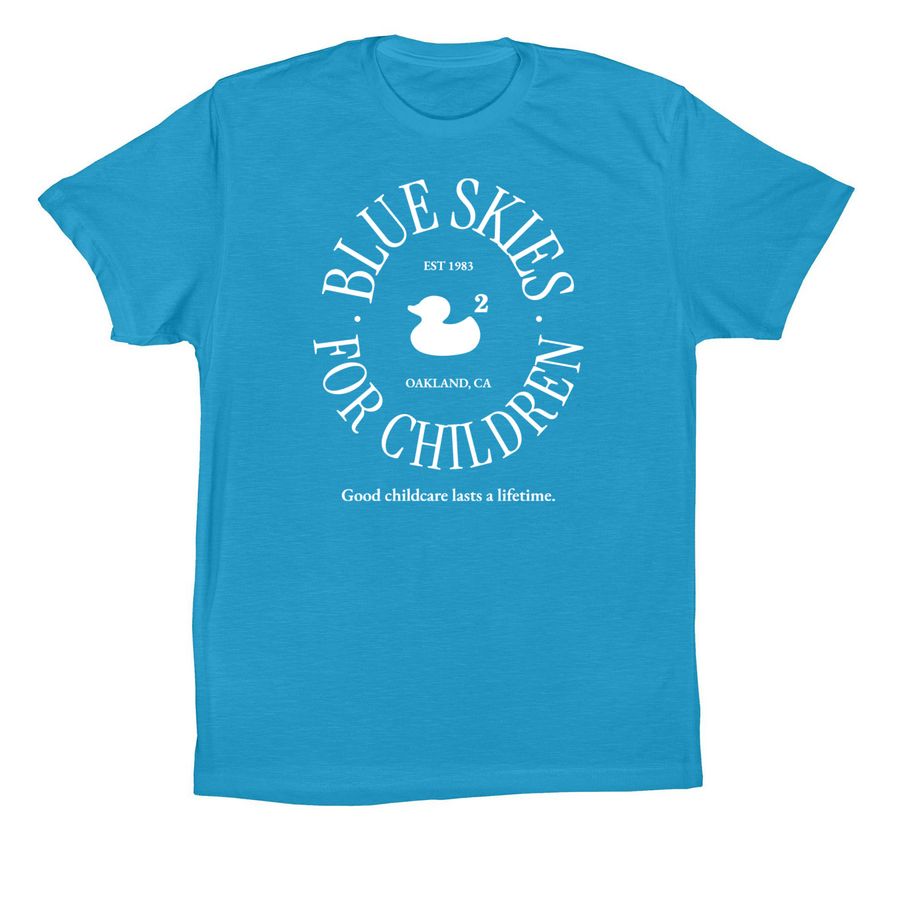 BlueSkies for Children Merch Fundraiser, a Aqua Premium Cotton Tee