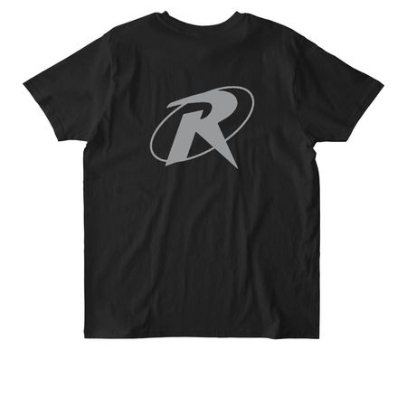 Shifty-rides R Dot Tee, a Black Stanley/Stella Unisex Rocker Tee (back-view)