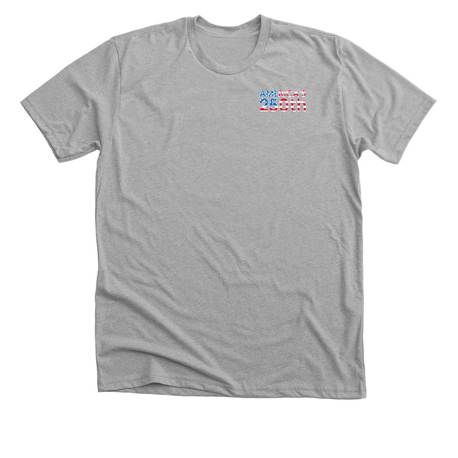 Back the pink, a Athletic Heather Premium Unisex Tee