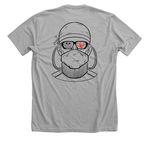 Stroke Awareness Campaign, a Athletic Heather Premium Unisex Tee (back-view)
