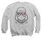 Stroke Awareness Campaign, a Sport Grey Crewneck Sweatshirt (back-view)
