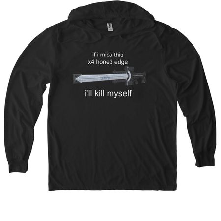 Limited edition, a Space Black Allmade Eco Triblend Hoodie Tee