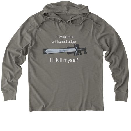 Limited edition, a Driftwood Grey Allmade Organic Cotton Mineral Dye Hoodie Tee