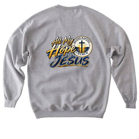 All My Hope, a Sport Grey Softstyle Crewneck Sweatshirt