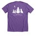 Let Animals Lead? 2026, a Heather Team Purple Premium Unisex Tee (back-view)