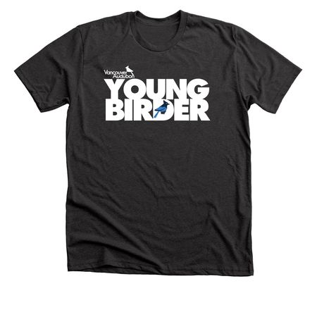VAS Young Birder, a Dark Grey Heather Premium Unisex Tee