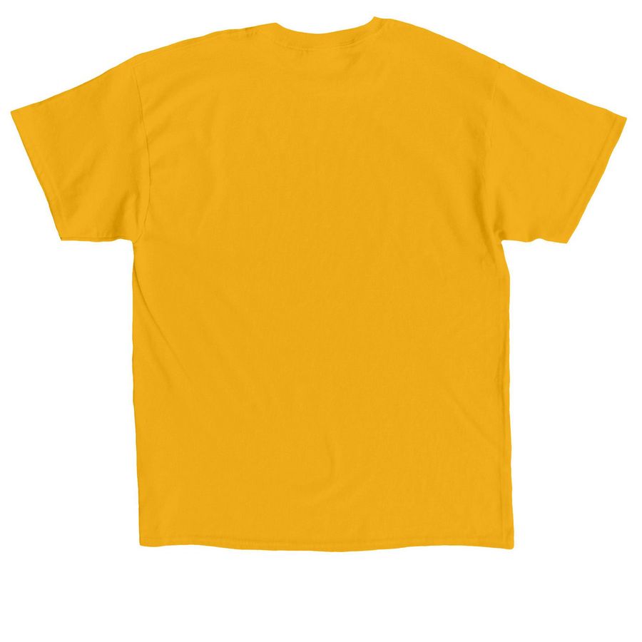 I Support Women, a Gold Classic Unisex Tee (back-view)