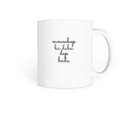 Mmmbop!, a White Coffee Mug