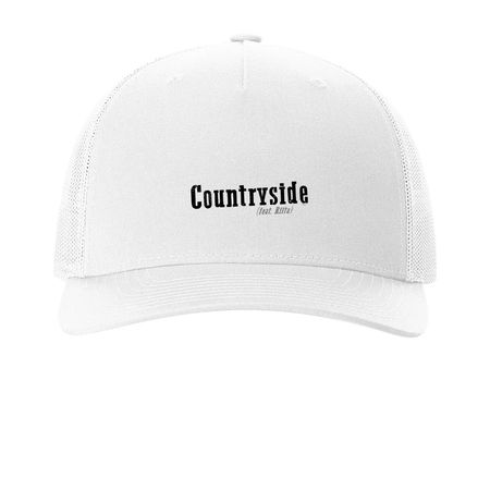 Countryside (feat. Rilta) - The Hat, a White Printed Five-Panel Trucker Cap