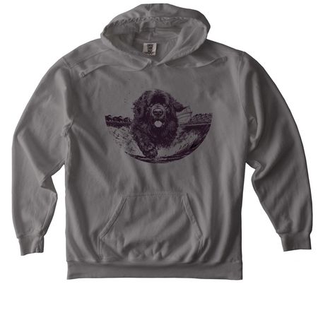 2024 Old West Newfoundland Club Fundraiser&nbsp;, a Grey Comfort Colors Pullover Hoodie