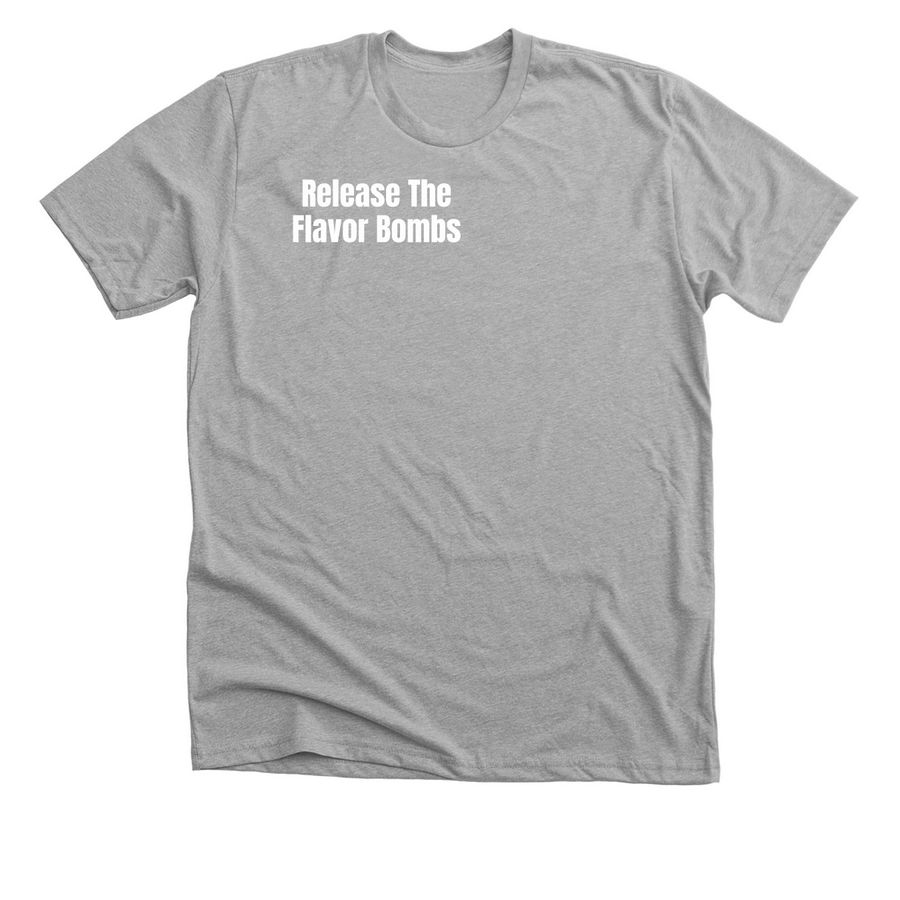 Release the Flavor Bombs Tee, a Athletic Heather Premium Unisex Tee