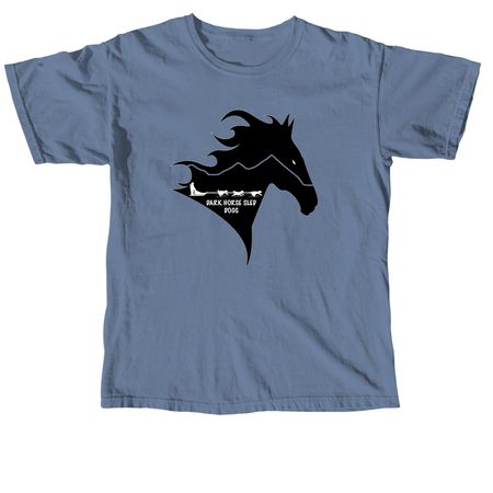 IDITAROD 2026 TEAM, a Blue Jean Comfort Colors Unisex Tee