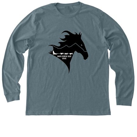 IDITAROD 2026 TEAM, a Heather Slate Premium Long Sleeve Tee