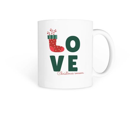 Festive holiday designs that won?t fade, a White Coffee Mug