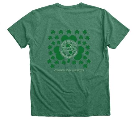 St Patrick's Days Fundraiser, a Heather Grass Green Premium V-Neck Tee