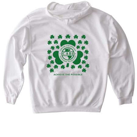 St Patrick's Days Fundraiser, a White Gildan Softstyle Pullover Hoodie