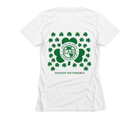 St Patrick's Days Fundraiser, a White Women's Slim Fit Tee