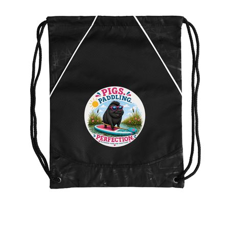 Pigs. Paddling. Perfection. Summer Fundraiser, a Black Rival Cinch Pack