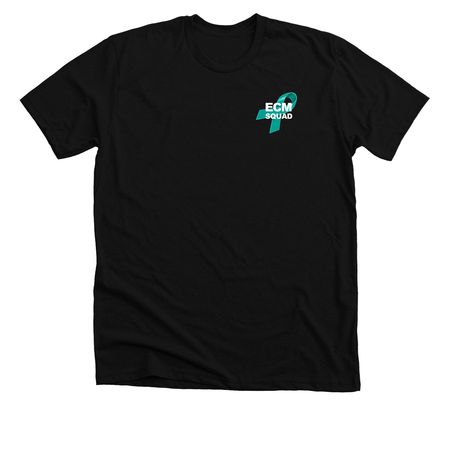 ECM Squad Shirts, a Solid Black Blend Premium Unisex Tee