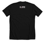 Guns Are Normal, Normal People Carry Guns., a Solid Black Blend Premium Unisex Tee (back-view)