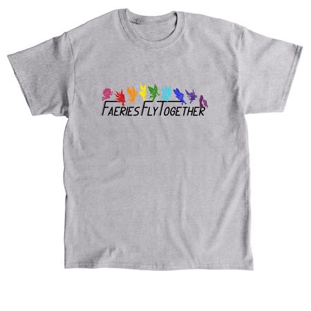 Faeries Fly Together, a Sport Grey Classic Unisex Tee