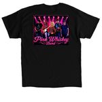 Pink Whiskey Band, a Black Classic Unisex Tee (back-view)