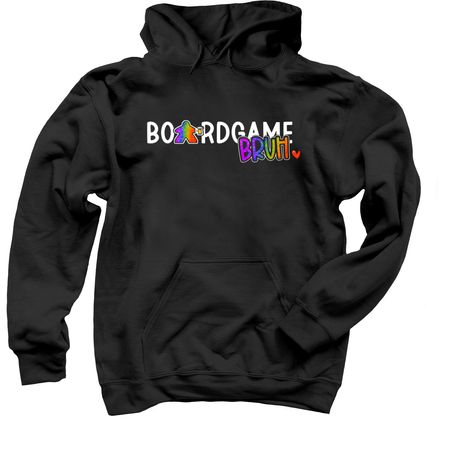 Tani Original: Boardgame Bruh (rb hoodie), a Black Pullover Hoodie