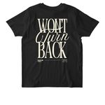 No Turning Back, a Black Stanley/Stella Unisex Rocker Tee (back-view)