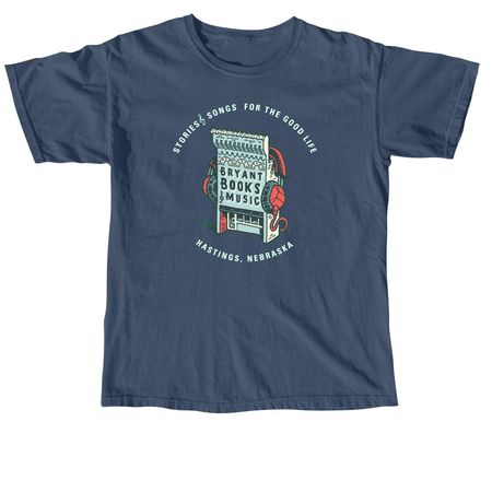 Bryant Books & Music Apparel, a Midnight Comfort Colors Unisex Tee