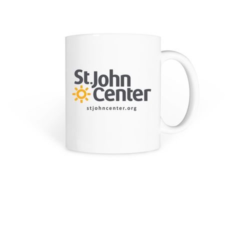 St. John Center Coffee Mug, a White Coffee Mug